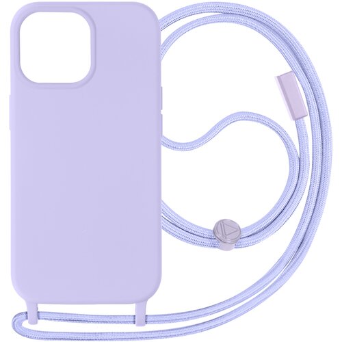 AVIZAR iPhone 15 Pro Semi-Rigid Cord Case, serija Corda - vijolicna, (20886166) Slike