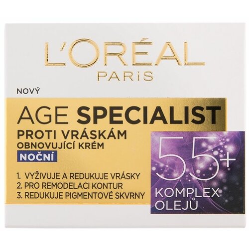 L´Oréal Paris l'oreal paris age specialist ženska noćna krema protiv bora anti-wrinkle 55+ Slike