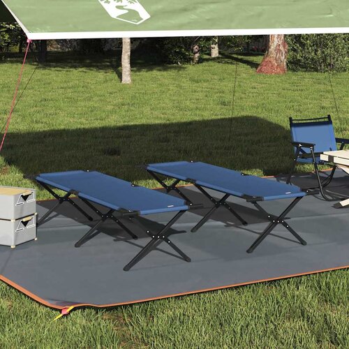  Sklopivi kamperski krevet 2 pcs Plava 193 x 69 x 45 cm Cijene