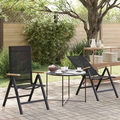  Ležaljke u vrtu 2 pcs Crna 58 x 73 x 111 5 cm Tekstilen Cijene