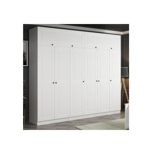 Hanah home Ormar Kale-5229, 270x255x52 cm, Bijela Cene