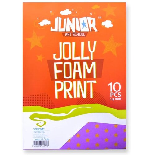 Jolly printed foam, eva pena štampana, zvezdice, A4, 10K ( 134303 ) Slike