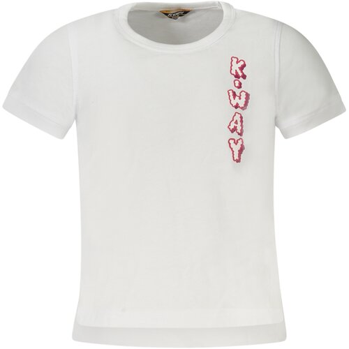 K-Way SHORT SLEEVE T-SHIRT GIRL WHITE Slike