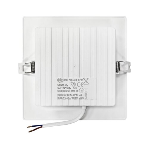  ugradno stropno led svetlo square LED/12W/230V 4000K 17x17 cm belo Slike