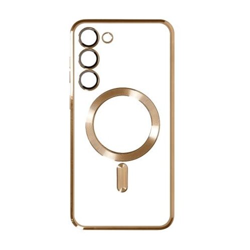 silikonska maska magsafe za samsung S25/ zlatna Slike