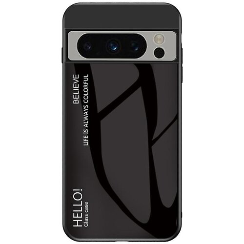 INORCO Gradient barvni ovitek za Google Pixel 8 Pro, kaljeno steklo+PC+TPU hibridni ovitek za telefon, (22036152) Slike