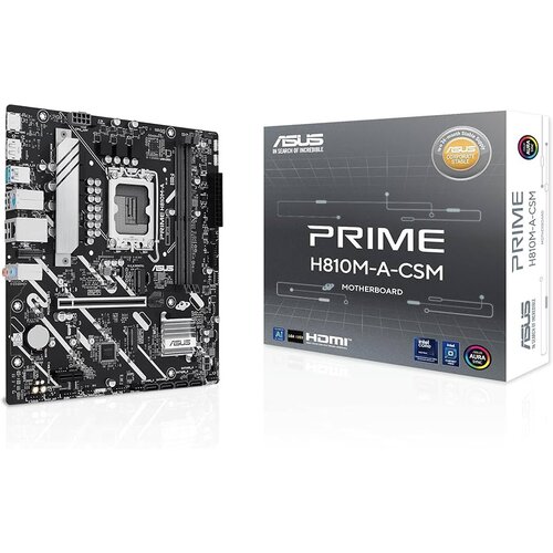 Asus MB PRIME H810M-A-CSM LGA1851, 2x DDR5, 6x USB, DP, HDMI, 2x M.2, mATX Cijene