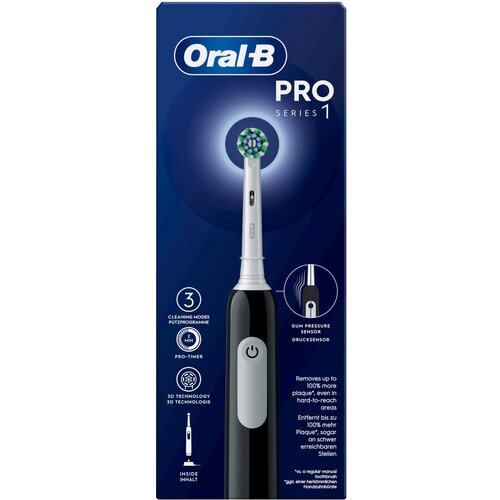 Oral-b Pro 1 Cross Action Black Slike