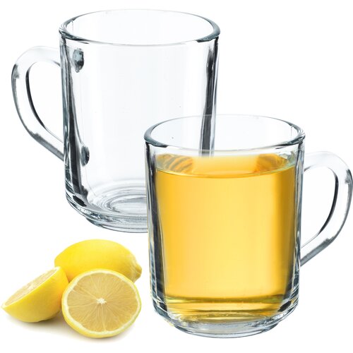 KADAX Kozarci za čaj, kavo in druge pijače z ročaji, komplet 2 kozarcev, 240 ml, (5000351622) Cene