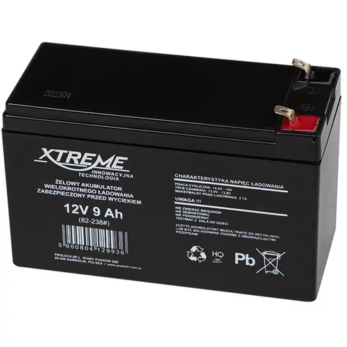  12V nadomestna baterija 9Ah UPS ciklični gel akumulator AGM