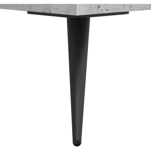  TV ormarić boja betona 102 x 36 x 50 cm od konstruiranog drva Siva Slike