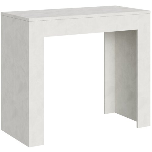 Ityhome 90 x 76 konzolna miza bela, (20848055) Slike