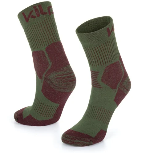 Kilpi Unisex running socks ULTRA-U KHAKI