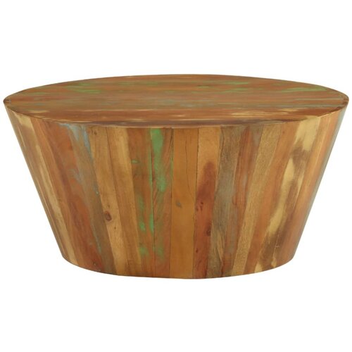 Maison Chic Klubska mizica - kavna mizica - Nizka mizica Ø65x31 cm trden predelan les, (21754715) Cene