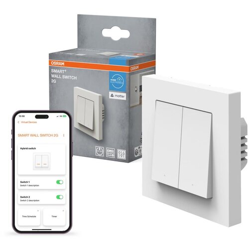 Osram SMART+ MATTER prekidač sa 2 tastera 230V Wi-Fi Slike