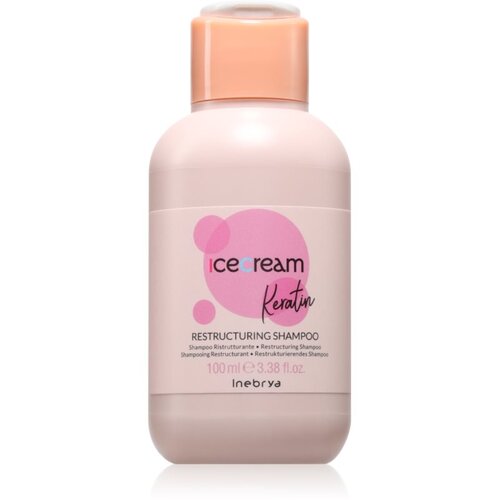 Inebrya Keratin Restructuring Shampoo &amp;scaron;ampon za prestrukturiranje las s keratinom 100 ml Slike