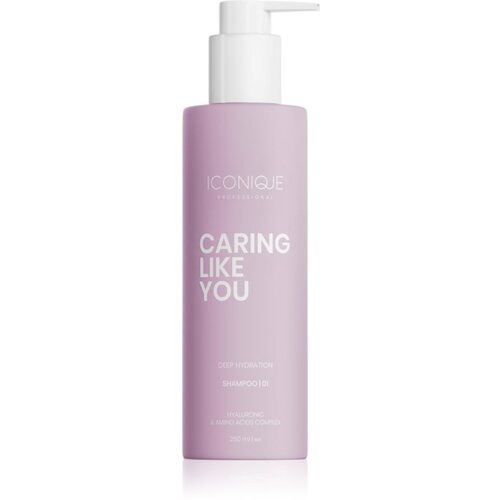 ICONIQUE Professional CARING LIKE YOU Deep Hydration Shampoo 250ml vlažilni šampon za suhe in poškodovane lase 250 ml Cene