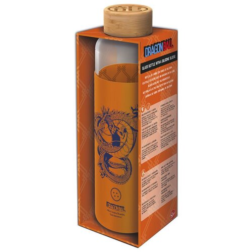 Dragon Ball Steklenica s silikonskim pokrovom 585 ML. Dragon Ball, Crystal, Multicoloured, Mediano, (20871429) Cene