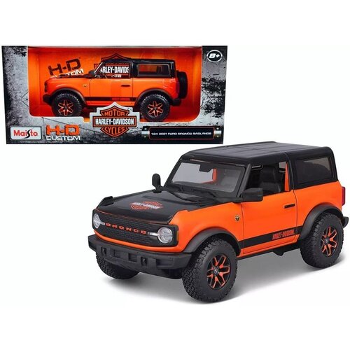 Maisto automobil 1:24 harley-davidson custom 2021 ford bronco badlands 32272 Cene