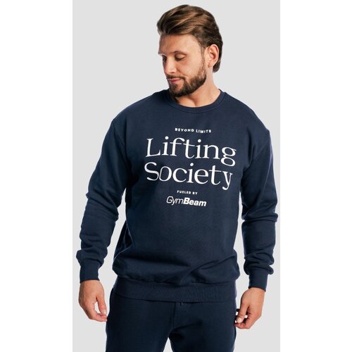 GymBeam lifting society sweatshirt nightfall 112075 Slike