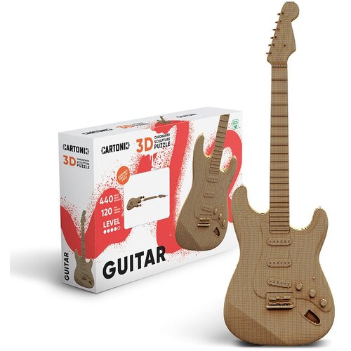 Cartonic 3D puzzle Gitara Slike