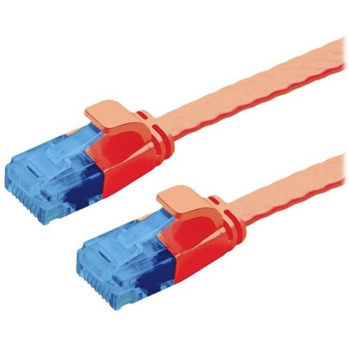 Value 21992023 RJ45 omrežni kabel\, Patch kabel CAT 6a U/UTP 3.00 m rdeča 1 kos, (20630736) Cene
