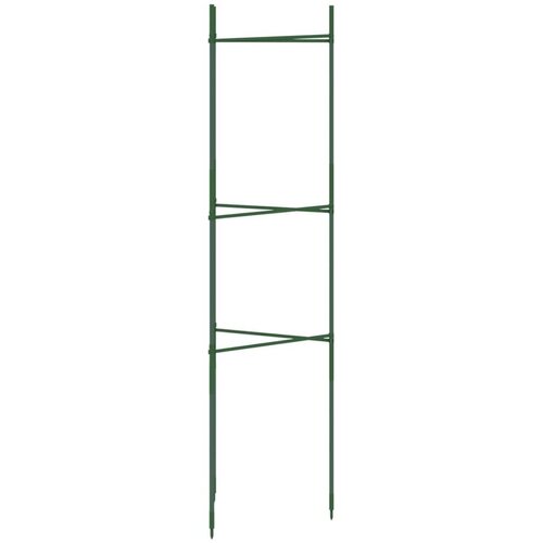 VidaXL Kavez za rajčice 2 kom 116 cm od čelika i PP-a Slike