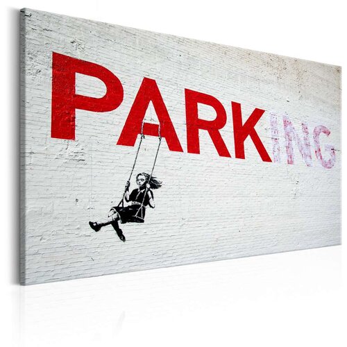  Slika - Parking Girl Swing by Banksy 90x60 Slike