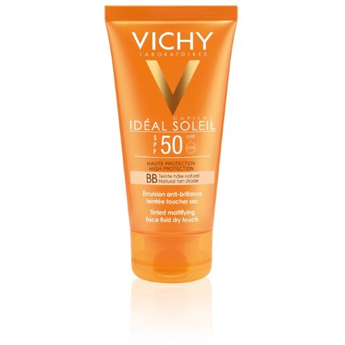 Vichy ideal Soleil Dry Touch Finish obojeni fluid za lice SPF 50 50ml Slike
