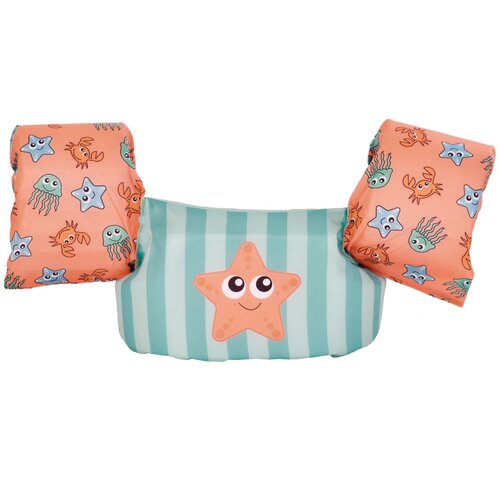 Swim Essentials Pojas za plivanje sa mi&scaron;ićima za decu, 2-6g, Kajsija-tirkizni Cene