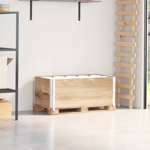 vidaXL Paletni okvirji 2 kosa 100x50 cm trdna borovina Cene
