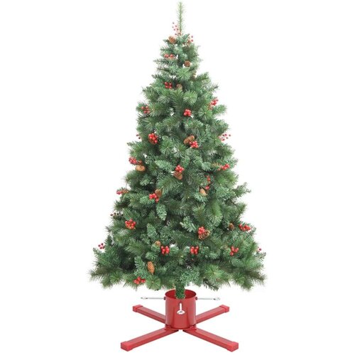 vidaXL Stalak za božićno drvce crveni 61x61x15,5 cm Cene