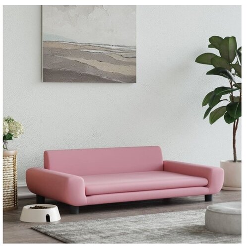 vidaXL Krevet za pse ružičasti 100 x 54 x 33 cm baršunasti Cijene