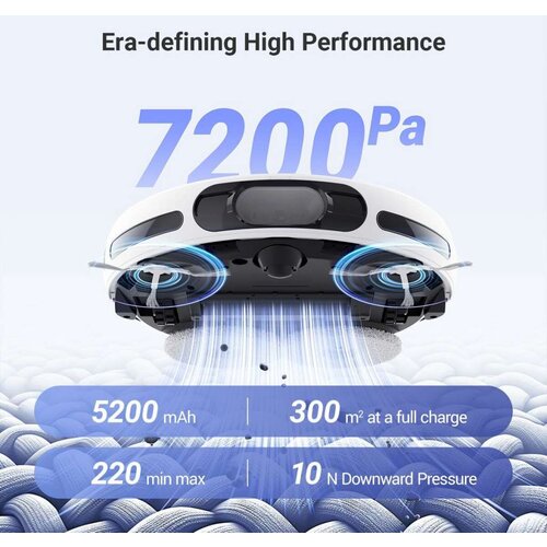  Robotski sesalnik RS20 Pro z močjo sesanja 7200 Pa, (5000118279) Slike