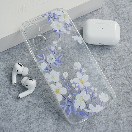 Nanobit Maska za Honor 400 Lite White Blossom Print Cene