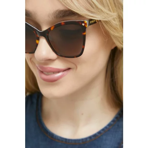 Love Moschino Sončna očala ženski, rjava barva