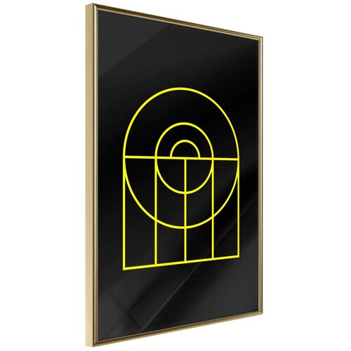  Poster - Yellow Lines 20x30 Slike