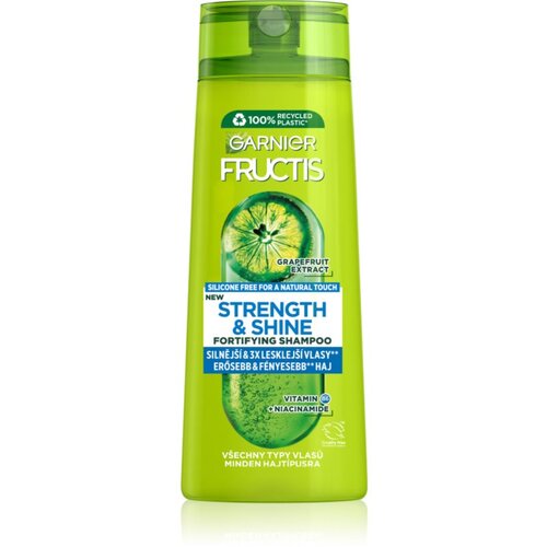 Garnier Fructis Strength &amp;amp; Shine &amp;scaron;ampon za krepitev in sijaj las 250 ml Slike