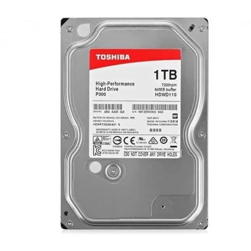 HDD Interni Toshiba P300 Desktop PC 1TB 3,5” SATA HDWD110UZSVA