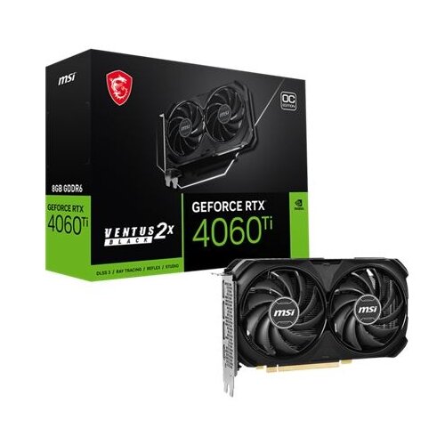 MSI VGA RTX 4060TI VENTUS Black 2X 8G OC Cene