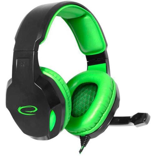 Esperanza gaming slu&amp;scaron;alke cobra HP-350G črno-zelene Slike