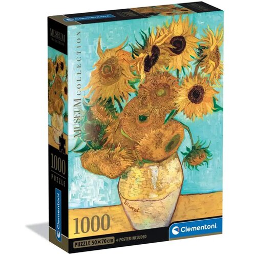 Clementoni Muzejska zbirka: Van Gogh - Sončnice 1000-delna sestavljanka - Cene