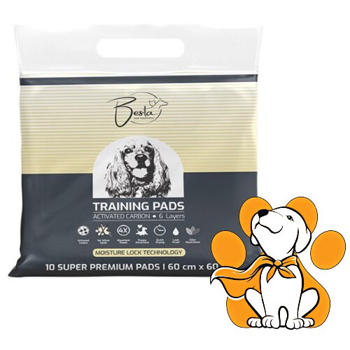 BESTA super premium prostirke za pse 10 kom, 60x60cm Slike