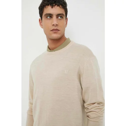 Les Deux Volnen pulover moški, bež barva