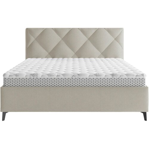 Boxxx OBLAZINJENA POSTELJA 160 cm x 200 cm , tekstil rjavosiva Slike