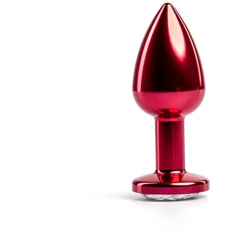 Fantasy toys Anal butt plug metal Crveni S Cene