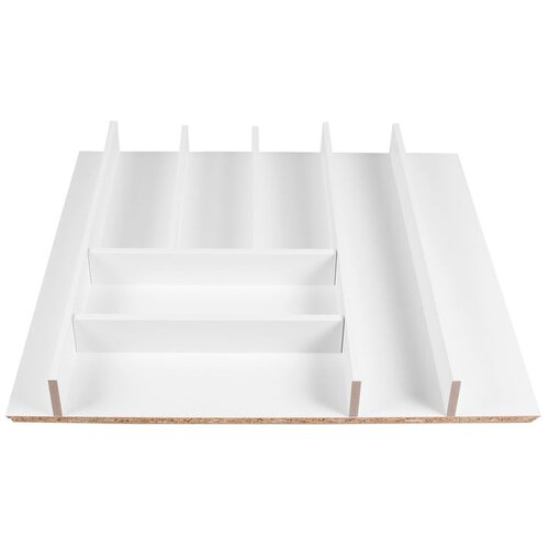 Elletipi Bijeli drveni organizator pribora 48 x 47 cm Wood Line – Cijene