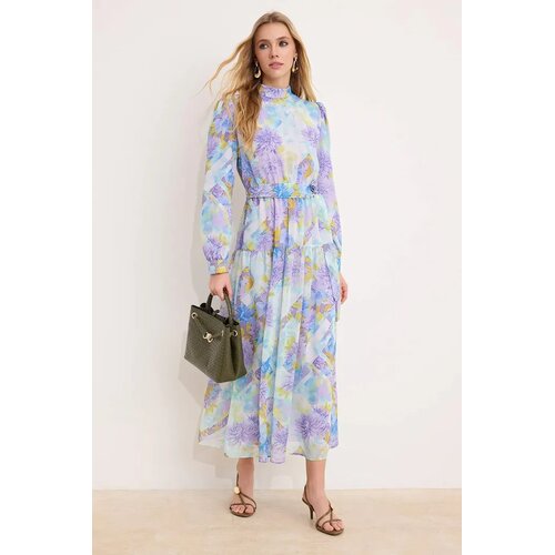 Trendyol Modest Ženska haljina Tctss26Eb00103, Ljubičasta Cene