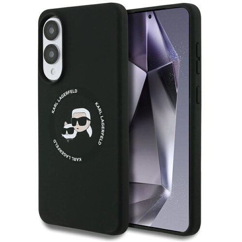Karl Lagerfeld SILIKONSKI OVITEK ZA SAMSUNG GALAXY S25 EDGE Z GLAVAMI MAGSAFE, (5000339211) Slike