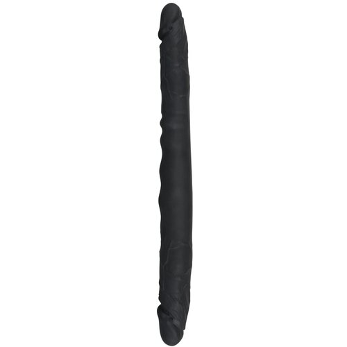 Bad Kitty - Silikonski dvojni dildo (črn) Slike